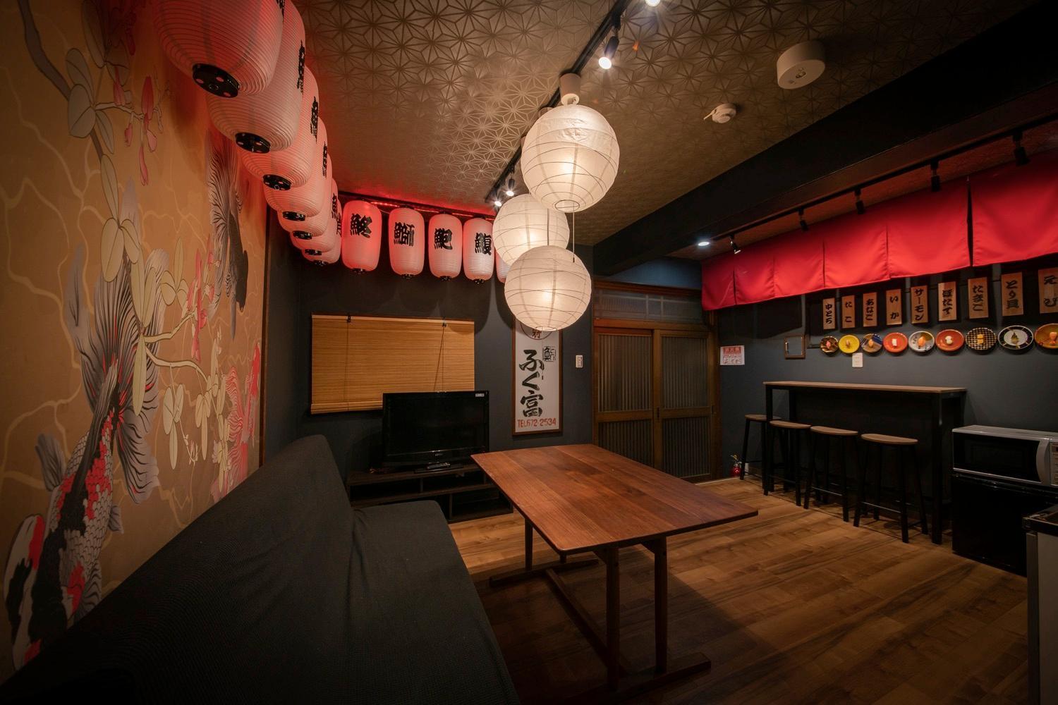 Fukufuku Sushi-Themed Guesthouse Kyōto Esterno foto